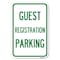 Signmission Guest Registration Parking Heavy-Gauge Aluminum Sign, 12" x 18", A-1218-23923 A-1218-23923 - alternate 1